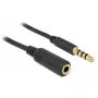 Audiokabel DeLOCK 84669 5 m 3,5 mm zwart