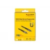 DeLOCK USB 40 Gbps data- en snellaad-coaxkabel 1 m USB PD 3.1 240 W