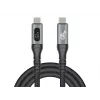 DeLOCK USB 40 Gbps data- en snellaad-coaxkabel 1 m USB PD 3.1 240 W