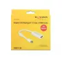 Videokabeladapter DeLOCK 62614 Mini DisplayPort naar HDMI type A wit 0,2 m