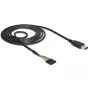 USB-kabel DeLOCK 1,8 m USB2.0-A/TTL 6-polig zwart