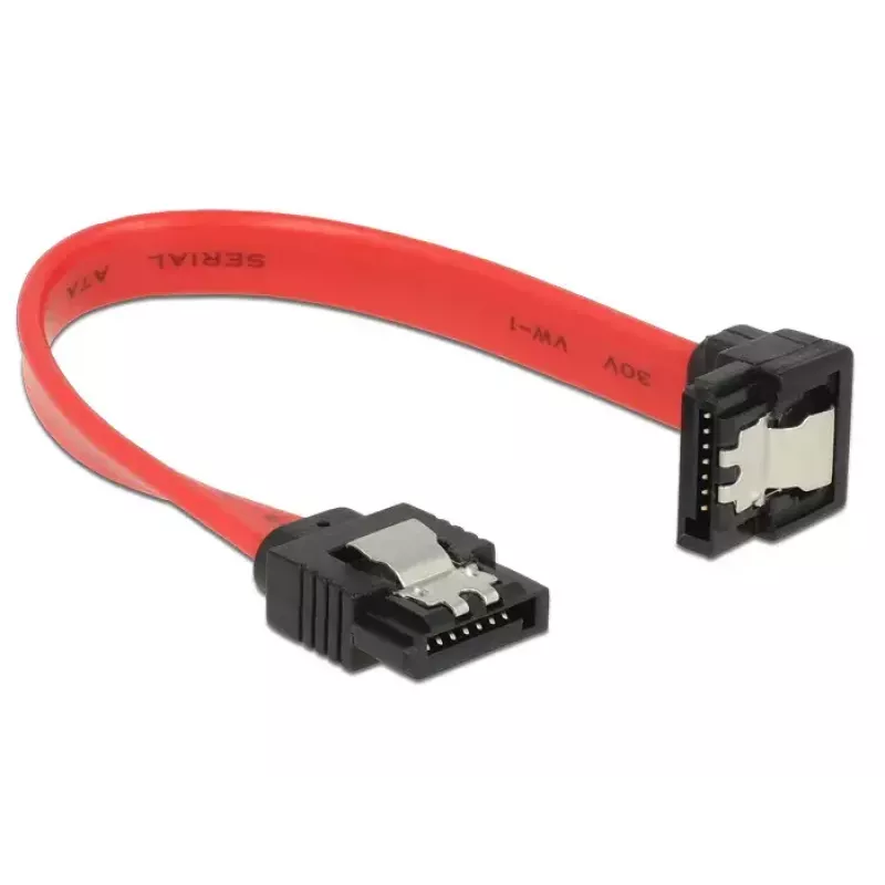 SATA-kabel DeLOCK 83976 0,1 m 7-pins zwart rood