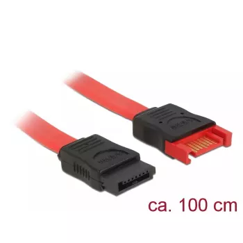 SATA-kabel DeLOCK 83956 1 m SATA 7-polig zwart rood