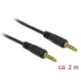 Audiokabel DeLOCK 85697 2m 3,5mm zwart
