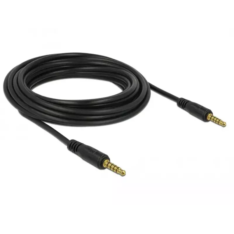 Audiokabel DeLOCK 85699 5m 3,5mm zwart
