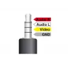 Audiokabel DeLOCK 84724 1,5m 3,5mm 3 x RCA zwart