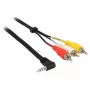 Audiokabel DeLOCK 84724 1,5m 3,5mm 3 x RCA zwart
