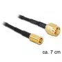 Signaalkabel DeLOCK 88474 0,07m goud zwart