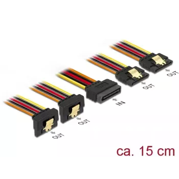 Interne stroomkabel DeLOCK 60150 0,15 m