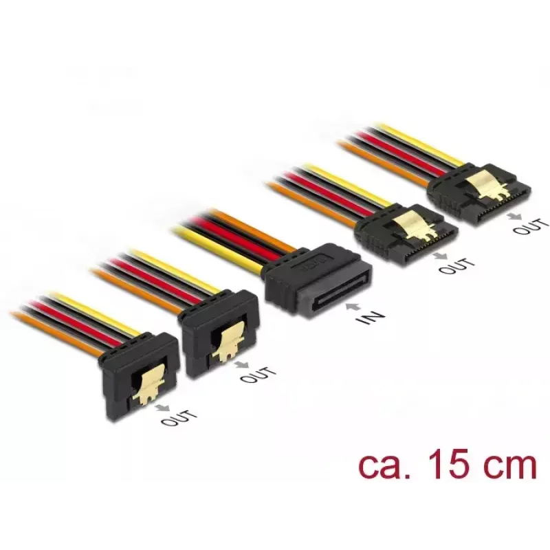 Interne stroomkabel DeLOCK 60150 0,15 m