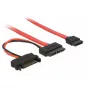 SATA-kabel DeLOCK 0,3 m rood