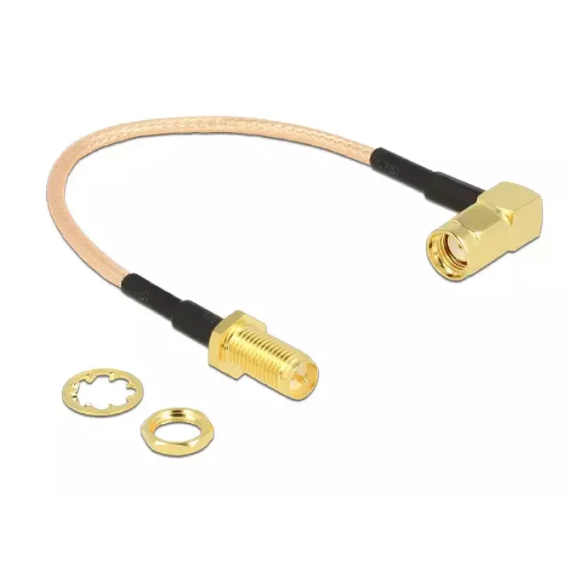Coaxkabel DeLOCK 0,16 m 2x RP-SMA