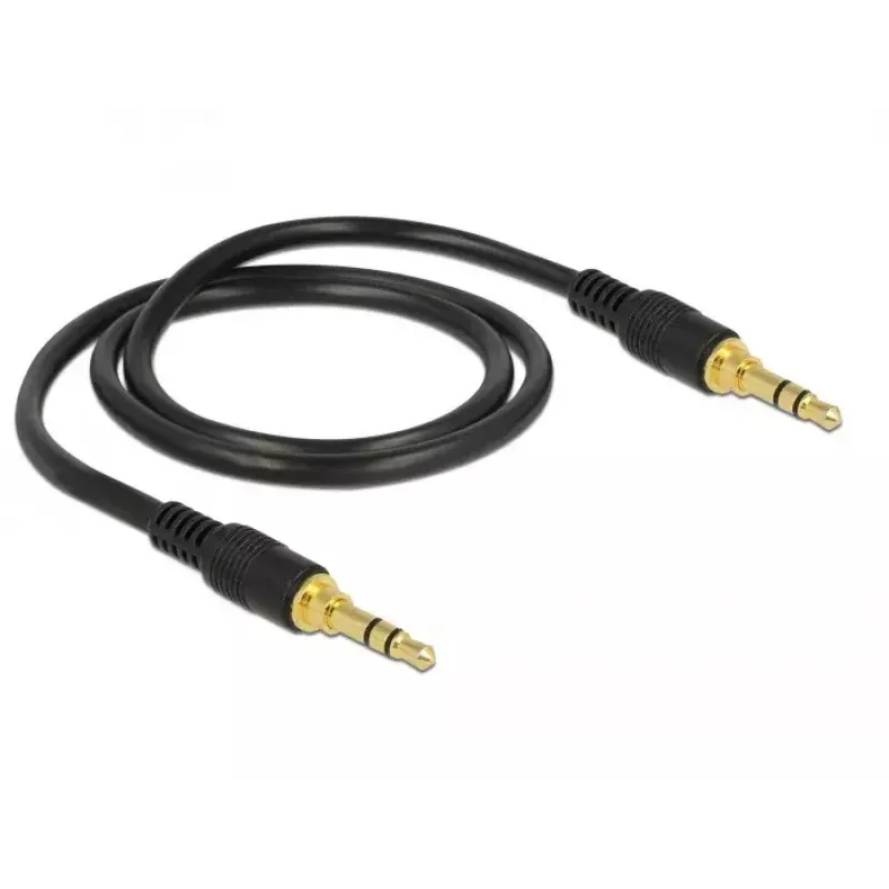 Audiokabel DeLOCK 85545 0,5 m 3,5 mm zwart