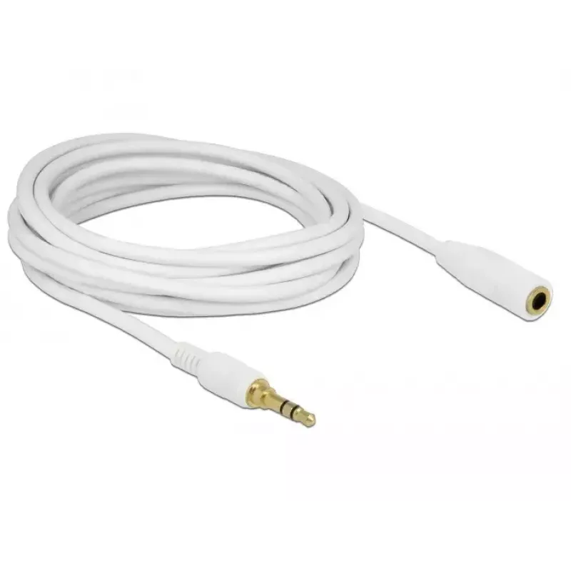 Audiokabel DeLOCK 85591 5m 3,5mm wit