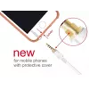 Audiokabel DeLOCK 85628 0,5 m 3,5 mm wit