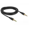 DeLOCK 85601 audiokabel 3 m 3,5 mm zwart