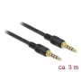DeLOCK 85601 audiokabel 3 m 3,5 mm zwart