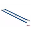 Kabelbinder DeLOCK 18797 staal blauw 200 mm 10 stuks
