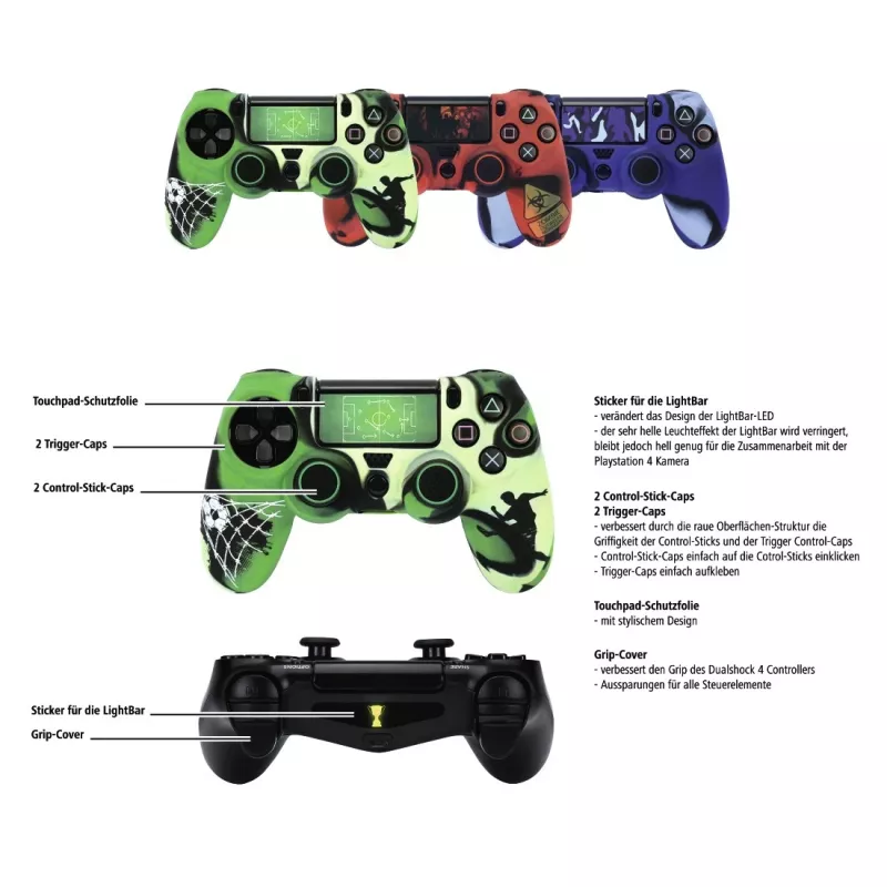Hama Soccer, PlayStation 4, zwart, groen