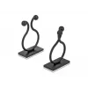 Kabelhaken DeLOCK 60176 zwart 10 stuks