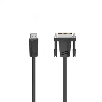 Hama 00205018 videokabel-adapter 1,5 m HDMI Type-A (standaard) DVI-D zwart