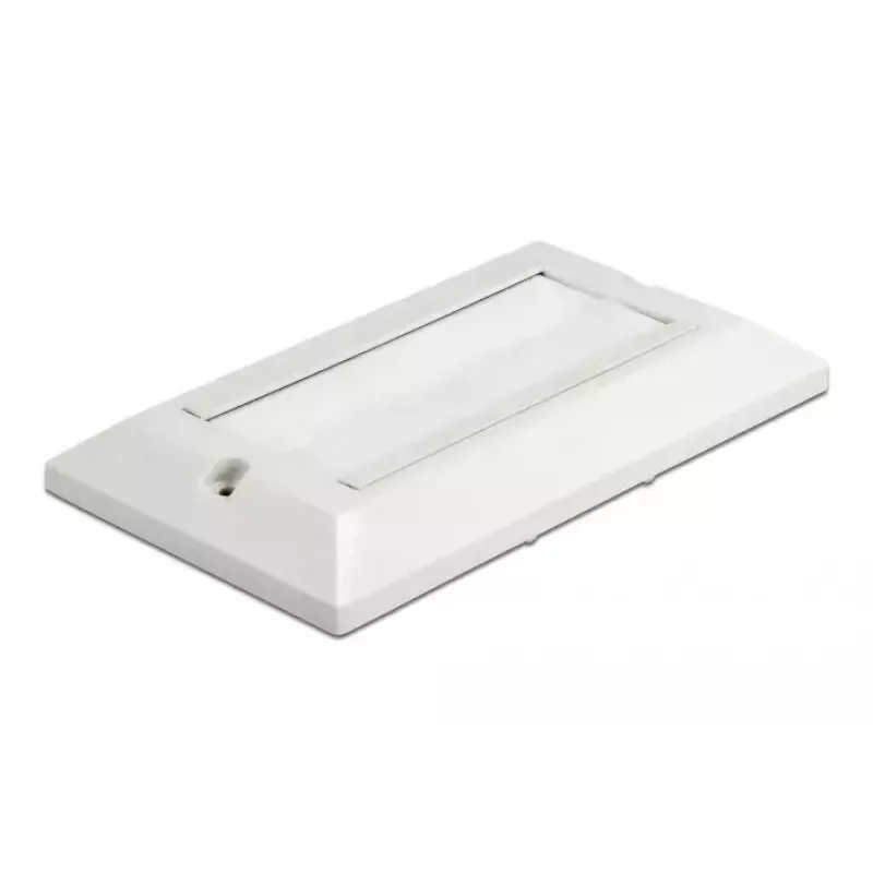 Wandplaat DeLOCK 66496 wit