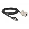 Kabel RJ45-stekker naar Keystone-module RJ45-bus DeLOCK 87028