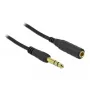 Stereo-jack-verlengkabel DeLOCK 86767 6,35 mm 5 m zwart