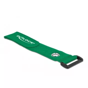Klittenband-kabelbinder DeLOCK 19553 groen 280mm 3 stuks
