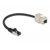 Kabel RJ45-stekker naar Keystone-module RJ45-bus DeLOCK 87022