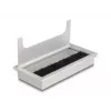 Kabeldoorvoer DELOCK 66861 voor bureau, zilver, 80×160×28 mm, 1 stuk