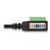 DeLOCK RJ45-kabel Cat.5e bus naar klemmenstrookadapter 21,5 cm