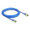 DeLOCK RJ45-netwerkkabel Cat.8.1 F/FTP plat 5 m blauw