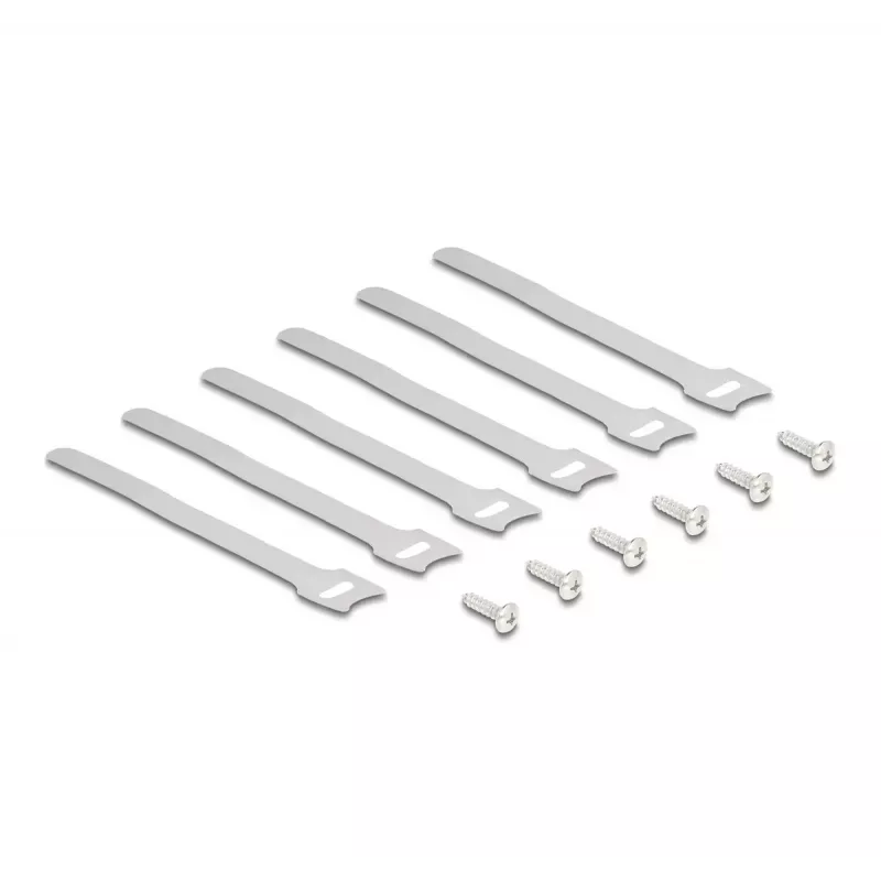 Kabelhouder DeLOCK 88031 onder tafelmontage zwart 2 stuks set
