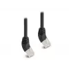 Netwerkkabel DeLOCK RJ45 Cat.6A 45° afgewinkeld 0,5m zwart