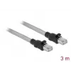 DeLOCK RJ45-kabel Cat.6A U/FTP met metalen mantel 3 m
