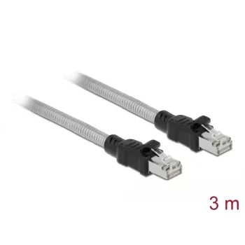 DeLOCK RJ45-kabel Cat.6A U/FTP met metalen mantel 3 m