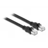 Netwerkkabel DeLOCK RJ45 Cat.6A F/UTP 2m zwart