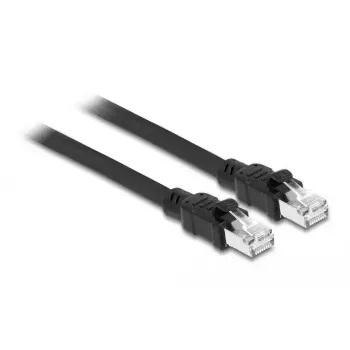 Netwerkkabel DeLOCK RJ45 Cat.6A F/UTP 2m zwart