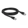 Netwerkkabel DeLOCK RJ45 Cat.6A F/UTP 2m zwart