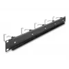 Kabelmanagementpaneel DeLOCK 19 inch 66918 met 5 metalen haken zwart