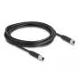 DeLOCK M8 3-pin kabel A-gecodeerd stekker naar bus PUR TPU 3 m