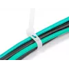 DeLOCK Herbruikbare kabelbinders, 150 x 7.2 mm, wit, 100 st.