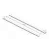DeLOCK Herbruikbare kabelbinders, 150 x 7.2 mm, wit, 100 st.