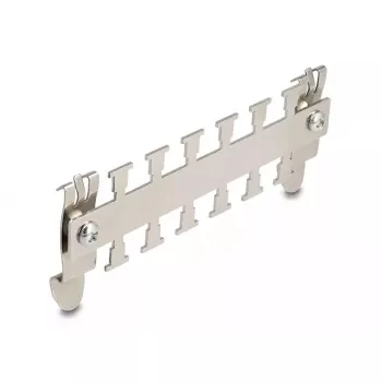 DeLOCK kabelklem voor DIN-rail 3,5 cm diameter metaalkleurig metaal
