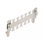 DeLOCK kabelklem voor DIN-rail 3,5 cm diameter metaalkleurig metaal