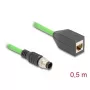 DeLOCK industriële netwerkaccessoire 60570 kabellengte 0,5 m certificering UL 94