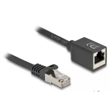 Netwerkkabel DeLOCK 90323 RJ-45 Cat6a 10 m zwart