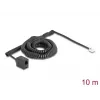 DeLOCK telefoonkabel 90347 10 m zwart RJ-11