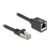 Netwerkkabel DeLOCK 90294 RJ-45 Cat6a 1 m zwart